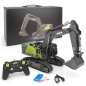 Preview: ES-1593 2.4G 1:14 Ferngesteuerter Kettenbagger voller Funktion RC Bagger Metall