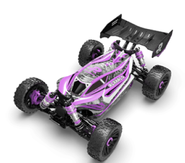 ES-006 2.4G 4CH 1:14 RC Off-Road (Kohlefaser Version) Lila