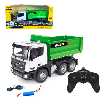 ES-1556 1:18 Muldenkipper mit 9 Kanälen und Fernbedienung RC Dump Truck