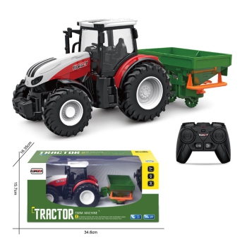 Esun RC-Traktor Ferngesteuerter Traktor mit Anhänger,Traktor