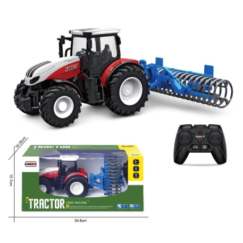 Esun RC-Traktor Ferngesteuerter Traktor mit Anhänger,Traktor