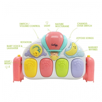 Baby play gym mat