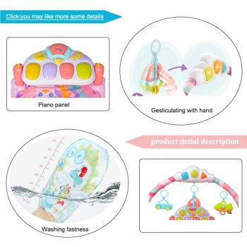 Baby play gym mat
