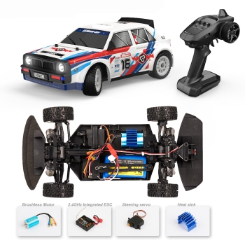 ES-UD1603PRO 2.4G 1:16 RC Allradantrieb Hochgeschwindigkeitsauto Simulation Rallye Auto mit bürstenlosem Motor