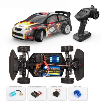 ES-UD1604PRO 2.4G 1:16 RC Allradantrieb Hochgeschwindigkeitsauto Simulation Rallyefahrzeug mit bürstenlosem Motor