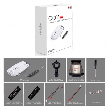 [MJX C4005] FPV WIFI Video Kamera Set C4005 für MJX T10 / T55 / T57 / T64 / X400 / X500 / X600 /  X800 / X101