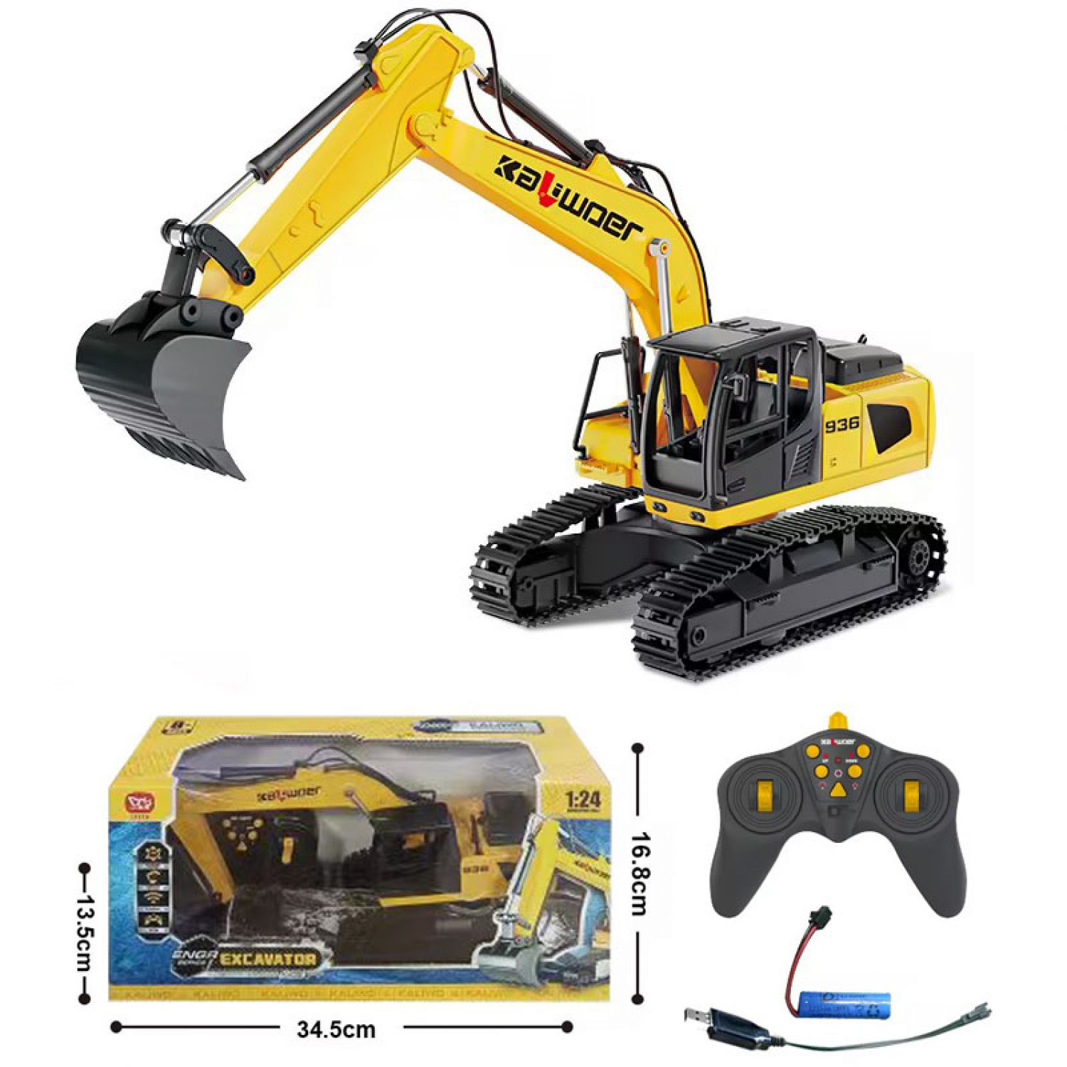 ES-13510 2.4G 2.4G 1:24 9CH RC-Bagger