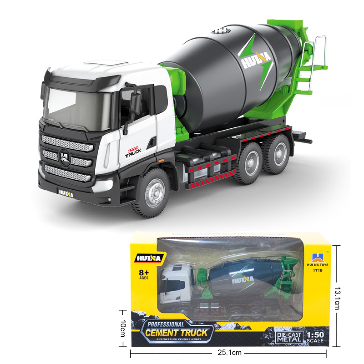 ES-1719 1:50 Legierung Mixer Truck Modell