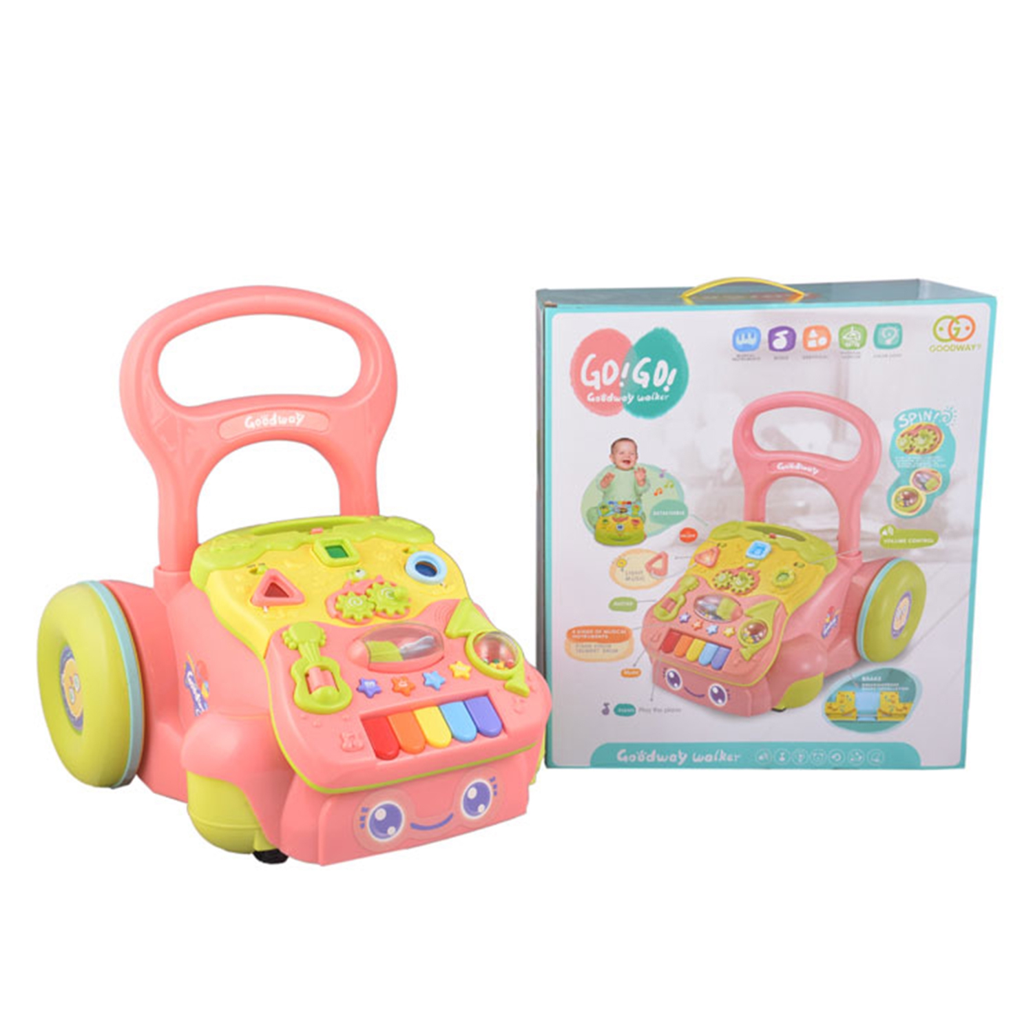 Musical baby walker