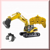 1:14 15 channel alloy remote control excavator +1570 scratch head